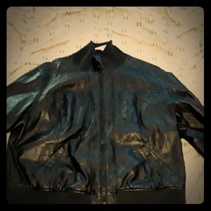 A leather jacket